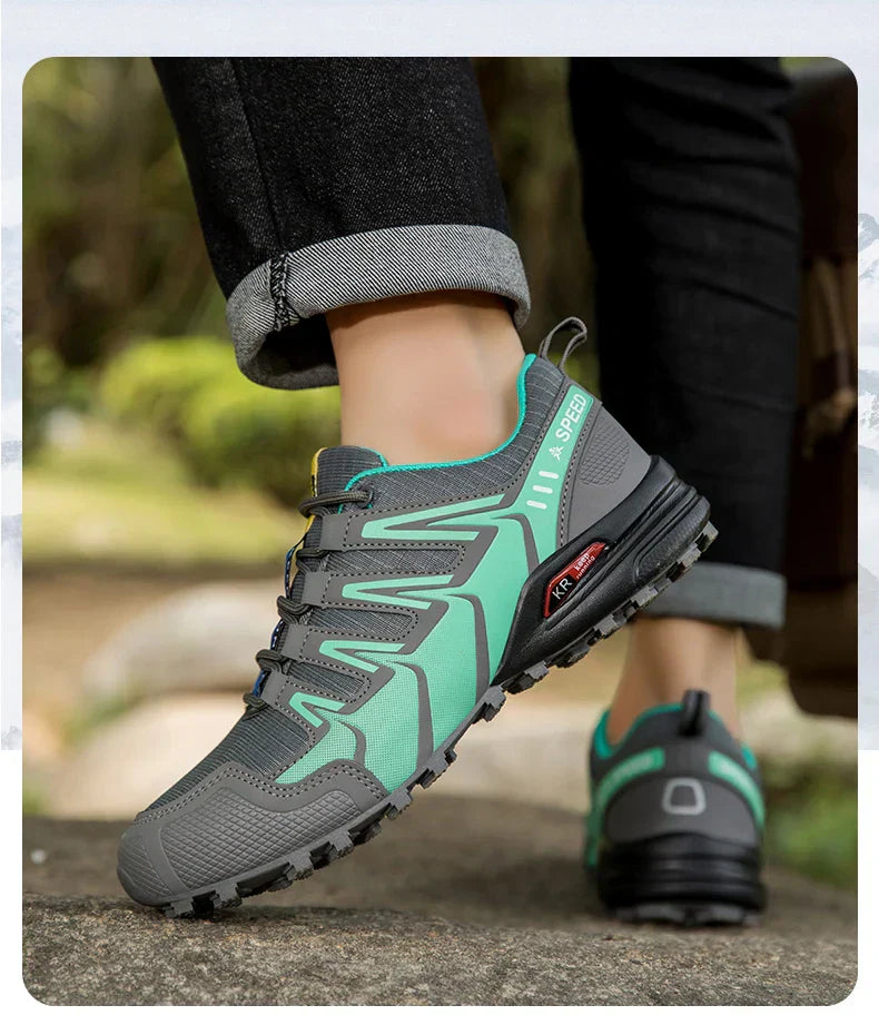 Men Women Waterproof Hiking Shoes Outdoor Camping Trainers Mountain Climbing Trekking Sneakers Walking Hunting Tactical Boots