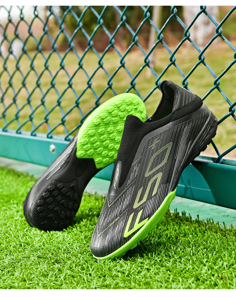 New Men Soccer Shoes Non-Slip Indoor Futsal Football Boots Match Grass Cleats High-quality Sneakers Hot-selling High-top Outdoor