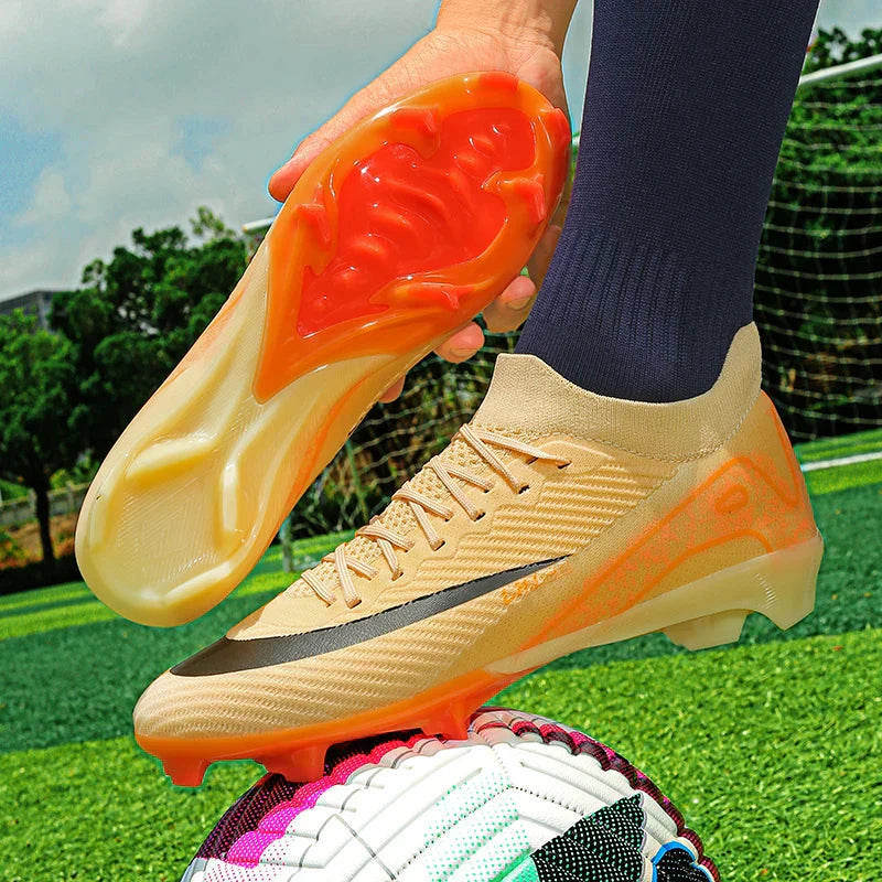 New Men's Football Boots Training FG Top Quality Sneakers Non-Slip Soccer Shoes Cleats Wholesale Drop Shipping Unisex Adult
