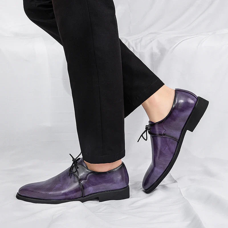 New Men's Solid-Color Belt Casual Shoe Are Comfortable And Classic Business Office Fair Dress Shoe Are Fashionable Wedding Shoes