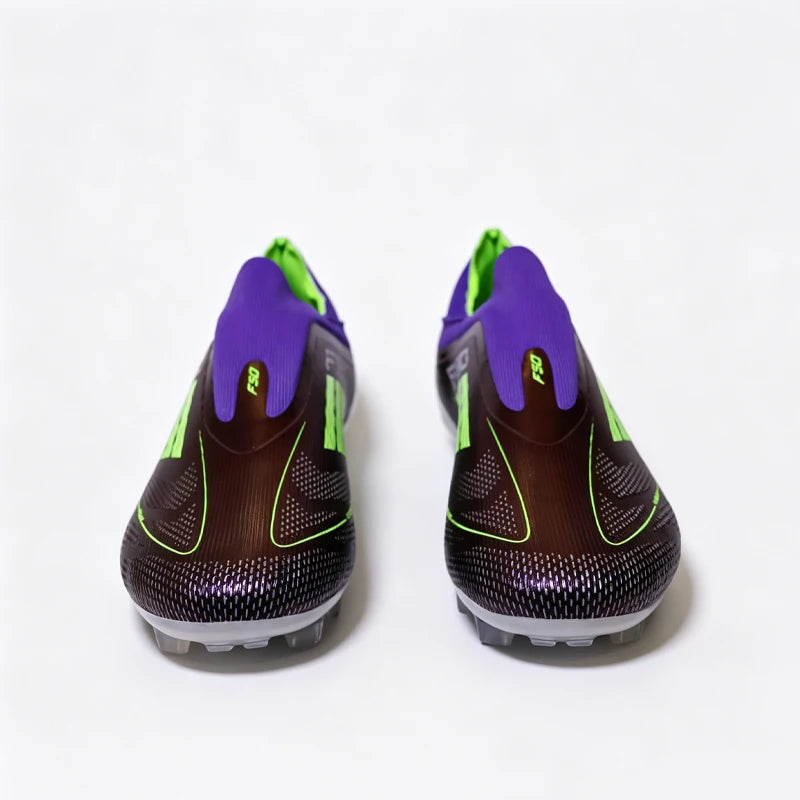 Pro Without-lace F50 Mens Soccer Shoes Boys Training Non-Slip Turf Soccer Cleats TF/FG Football Sneakers Chuteira Campo 35-45