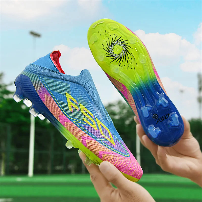 New Men Soccer Shoes Outdoor Sport Non-Slip Training Shoes Match Professional Football Boots Grass Sneakers Ultralight Unisex