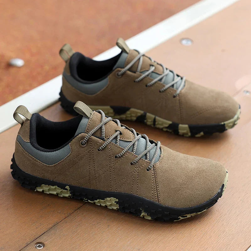 Outdoor Wide Toe Barefoot Men Hiking Shoes Minimalist Walking climbing Shoes Comfort Breathable Zero Soles Man Casual Sneakers