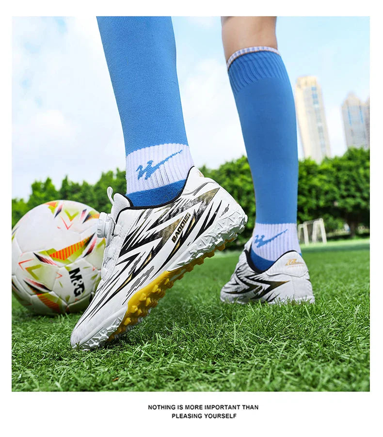 Kids Soccer Shoes FG/TF Football Boots Professional Cleats Grass Training Sport Footwear Boys Outdoor Futsal Soocer Boots 28-39