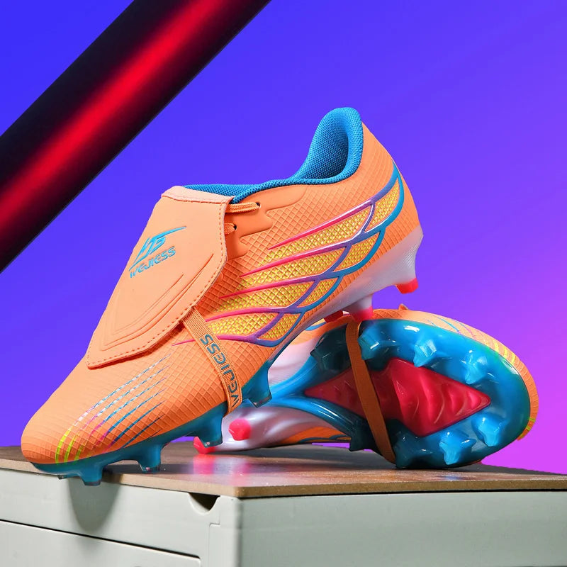 2026 New Low Top Student Football Shoes with Long And Broken Pins for Training And Matches Professional Youth Sports Shoes