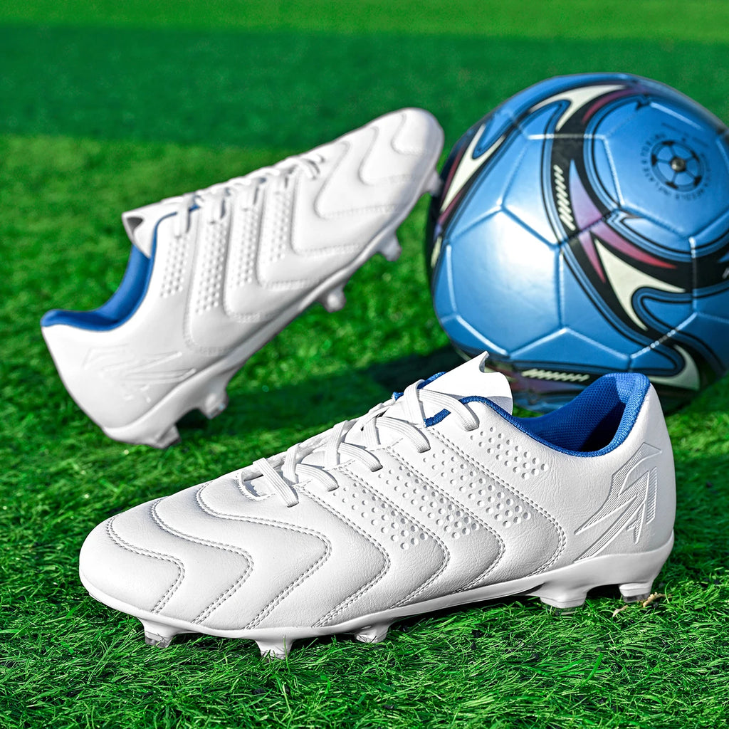 Adult AG FG Soccer cleats Skin-friendly PU Fabric Wear-resistant TPU Outsole Strong Traction For Adult Natural Grass Football Lo