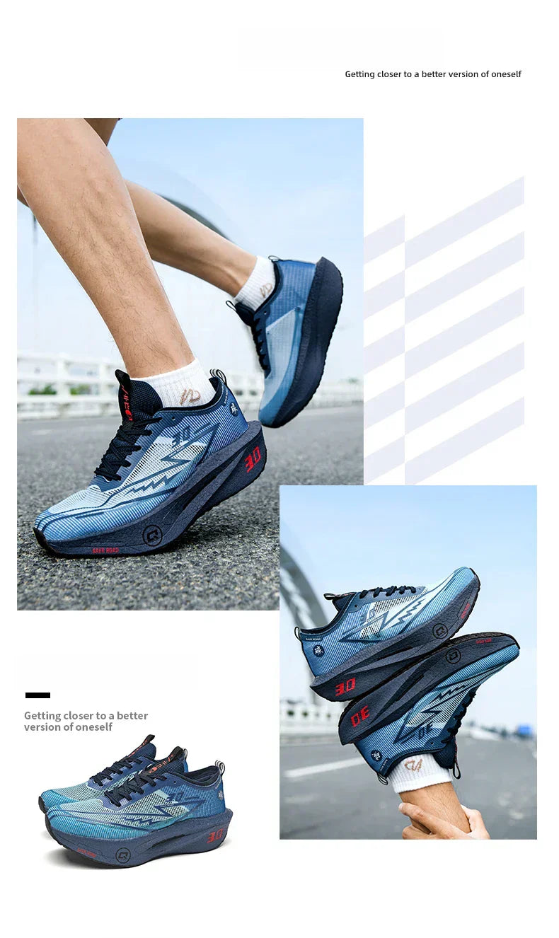 Men Sneakers Mesh Comfort Tennis Shoes 2025 Men's Running Carbon Board 3.0 Cushion Sports Training Jogging Speciality Jog Shoes