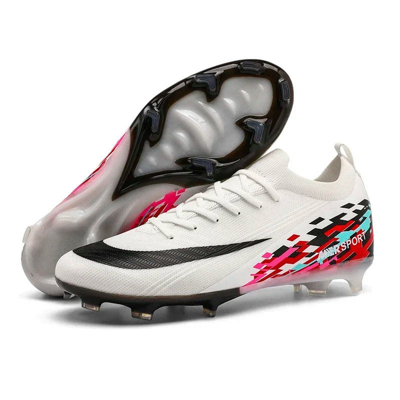 New Men Soccer Shoes Sport Grass Cleats Unisex Non-Slip Match Adult Ultralight Outdoor Football Boots Comfortable High-quality