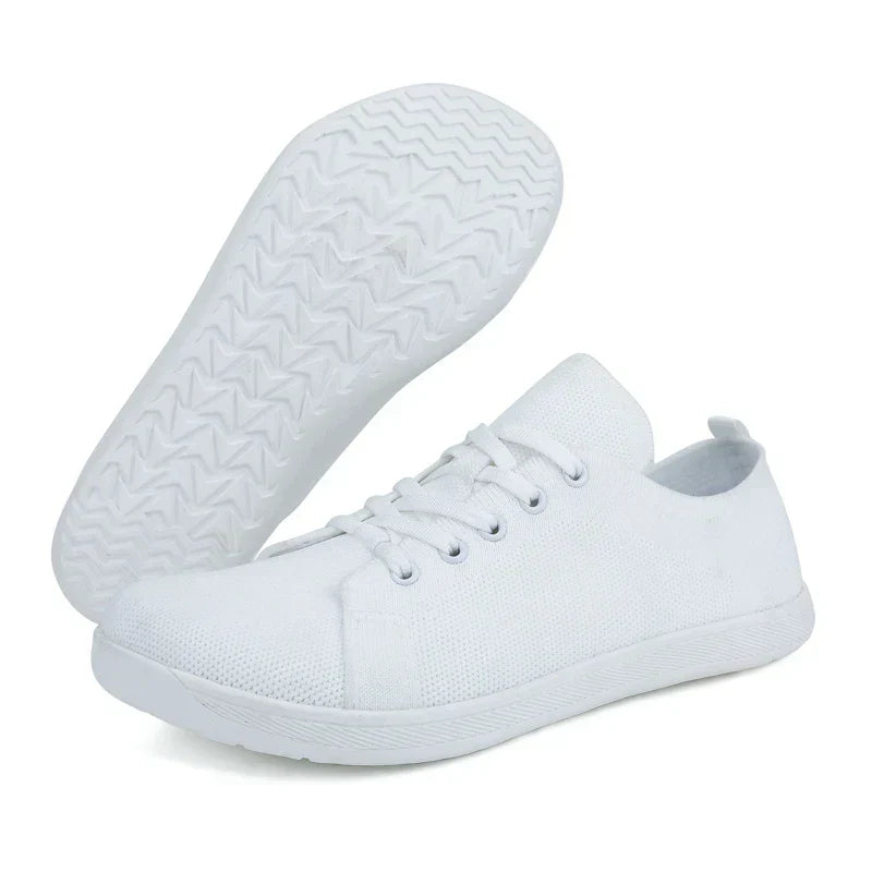 Wide Toe Barefoot Shoes Mens Womens Minimalist Walking Sneakers Shoes | Zero Drop Sole | Breathable Mesh