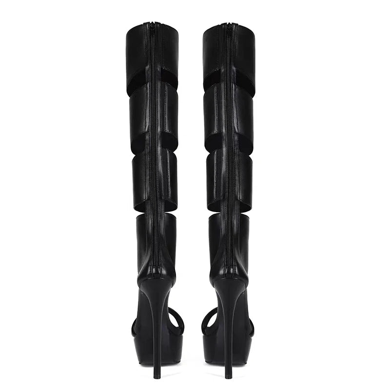 Sexy high heel platform women sandal boot strap peep toe party sandal