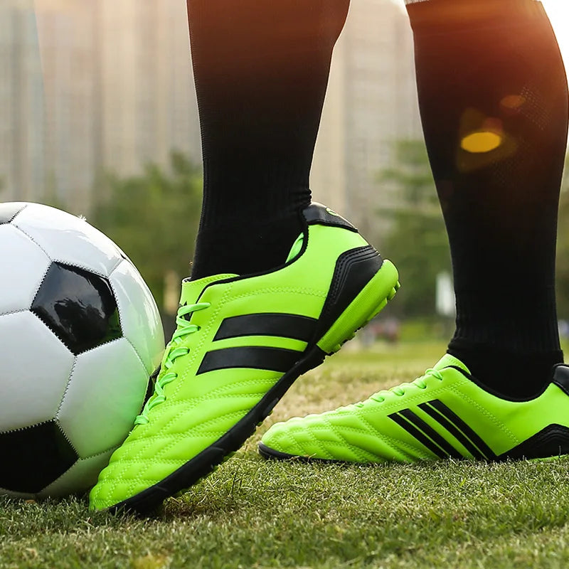 Professional Turf Soccer Shoes For Men Futsal Sneakers Outdoor Non-slip Children's Football Shoes Low-cut Men's Training Shoes
