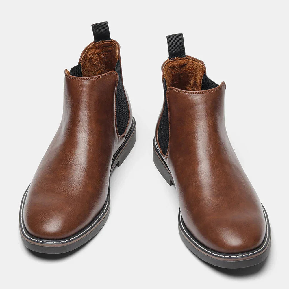 40~46 Men Chelsea Boots Brand Retro Comfortable Fashion Men Boots