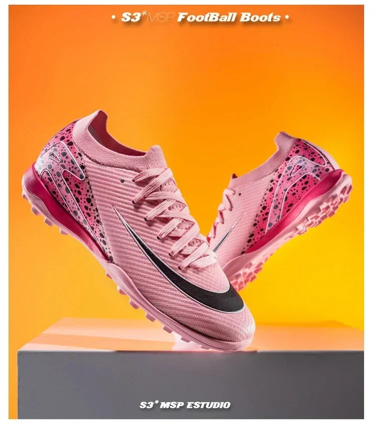 New Men Professional Football Boots Grass Soccer Shoes Outdoor Sport Non-Slip Training Shoes Match Sneakers Ultralight Unisex