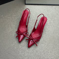 2026 New Summer High Heel Women Sandals Shoes Fashion Shallow Butterfly-knot Shoes Elegant Wedding Party Shoes