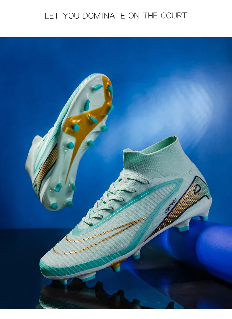 New Men Soccer Shoes Cleats Football Boots Professional Women Unisex Ultralight Match Grass Futsal High-quality TF/FG Sneakers