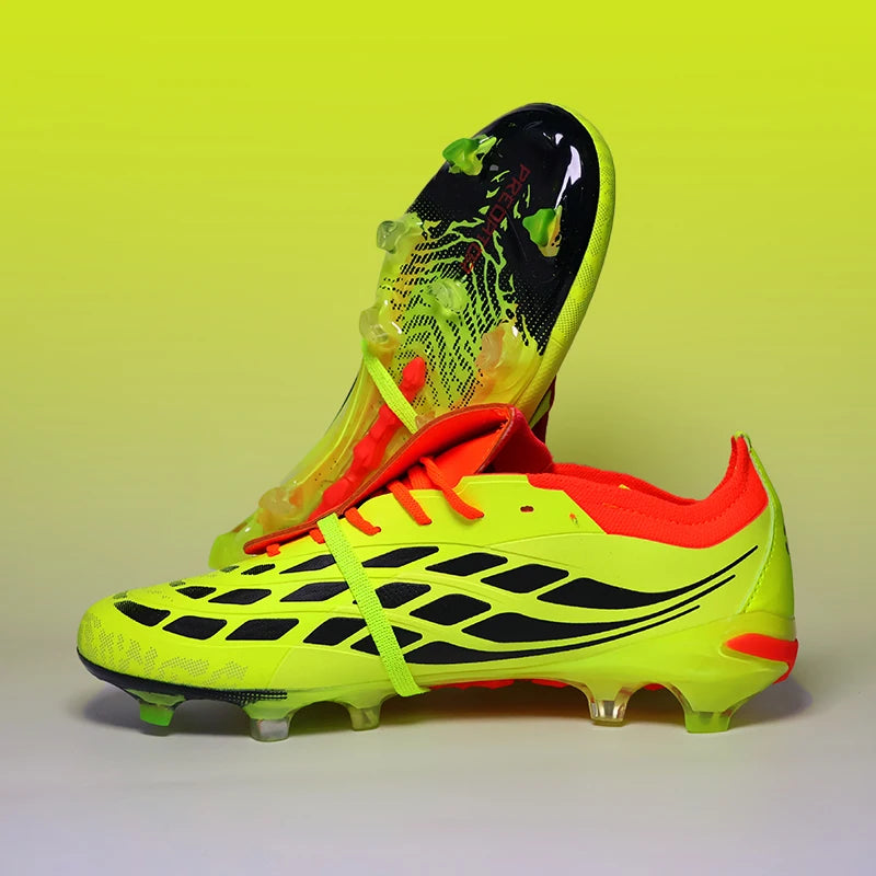 PD26 High Quality Mens Football Boots Boys Training Studded Fast Soccer Cleats Outdoor Non Slip Football Shoes for Man 35-45