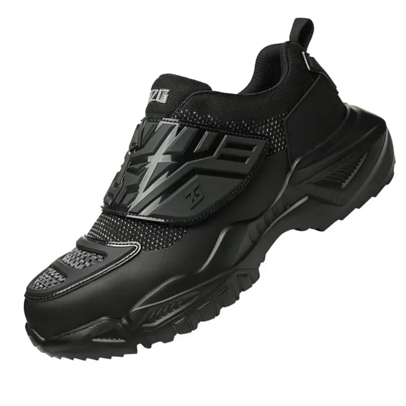 Black New 2024 Fashion Plastic Toe Safety Work Shoes Indestructible Insulation 6KV Labor Protective Boots Sneakers Male Footwear