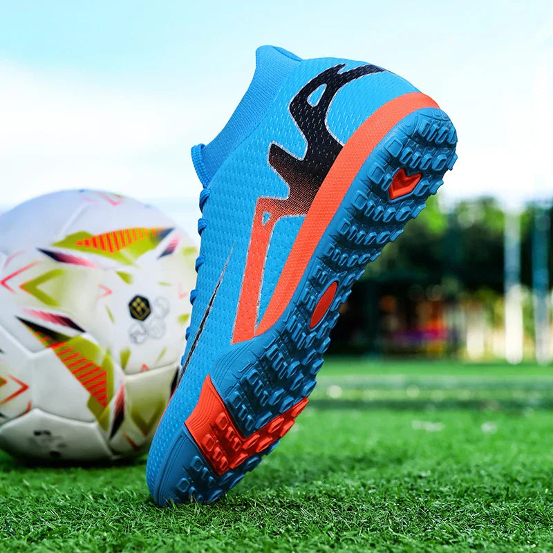 New Men Soccer Shoes Futsal Grass Cleats High-top Football Boots Non-Slip Sneakers High-quality Match Indoor Hot-selling Outdoor
