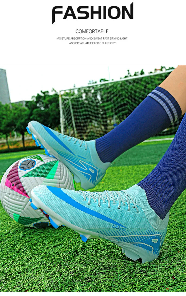 New Men's Soccer Shoes Cleats Sneakers Non-Slip Wholesale Football Boots Training FG Top Quality Drop Shipping Unisex Adult