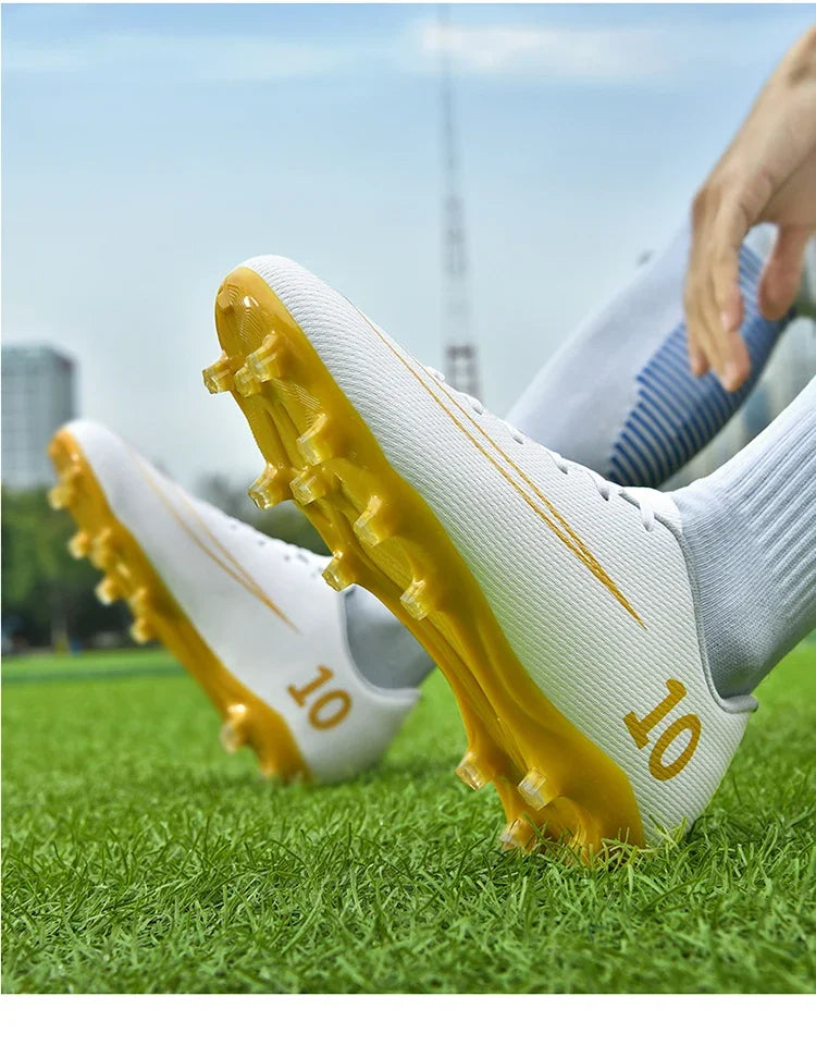 New Men Football Boots Sport Breathable Grass Professional Soccer Shoes High-quality Training Hot-selling Kids Unisex Students