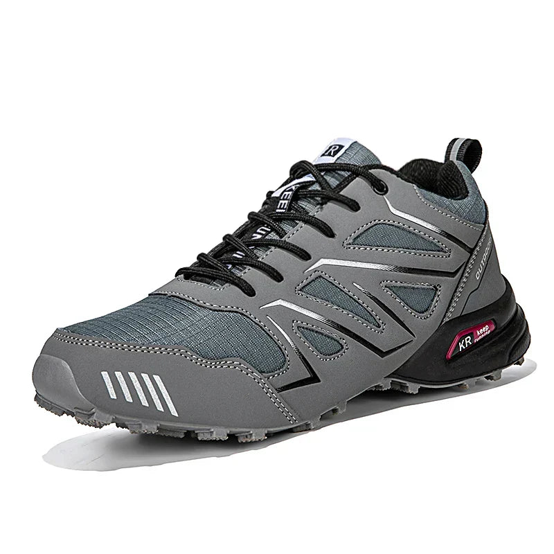 Waterproof Hiking Shoes Men‘s Outdoor Trekking Sneakers Mountain Climbing Camping Trainers Hunting Tactical Boots Bike Shoe Male