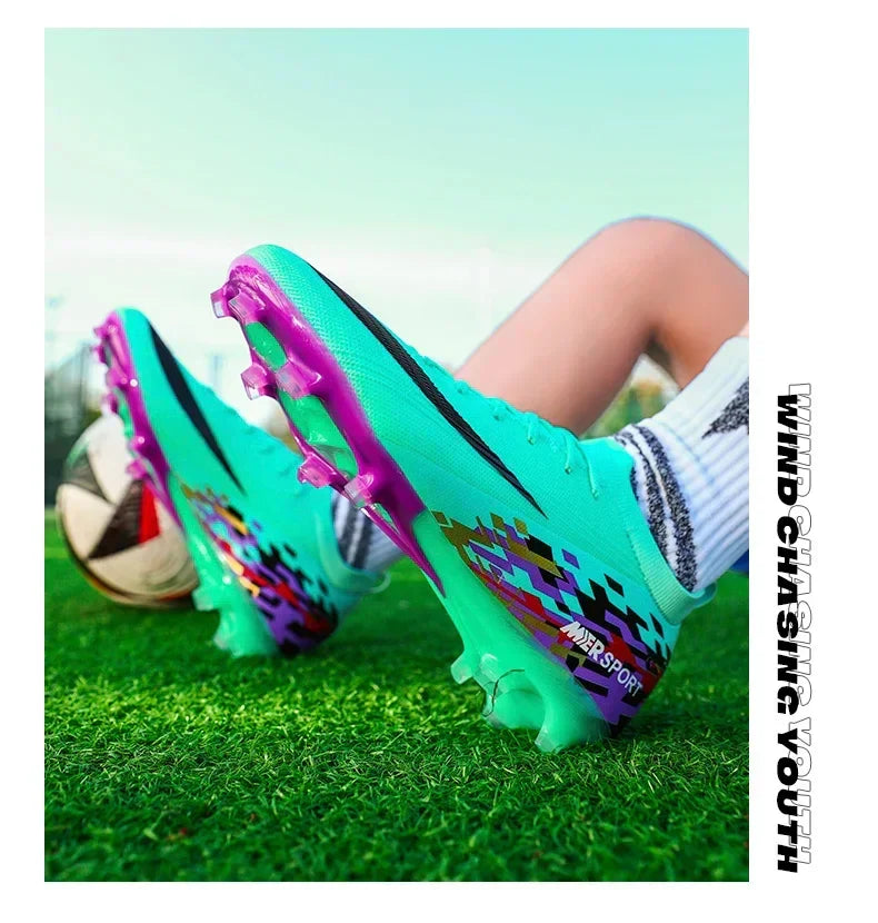 New Men Football Boots Unisex Non-Slip Outdoor Match Adult Comfortable Cleats Ultralight Soccer Shoes Sport Grass High-quality