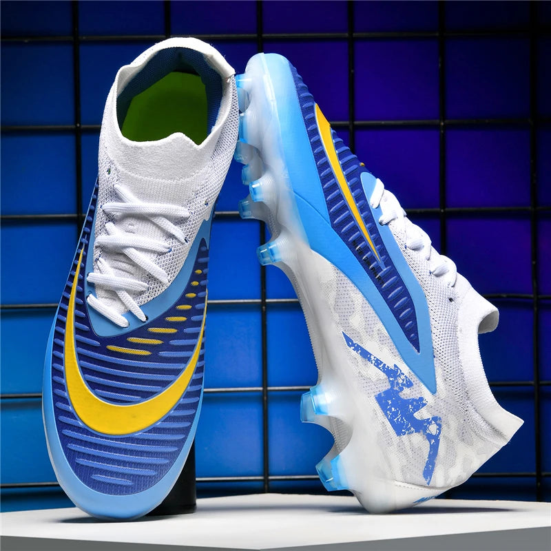 New Men's Soccer Shoes Low-Top Football Boots Outdoor Breathable Athletic Professional Soccer Cleats Spikes Youth Boys Unisex