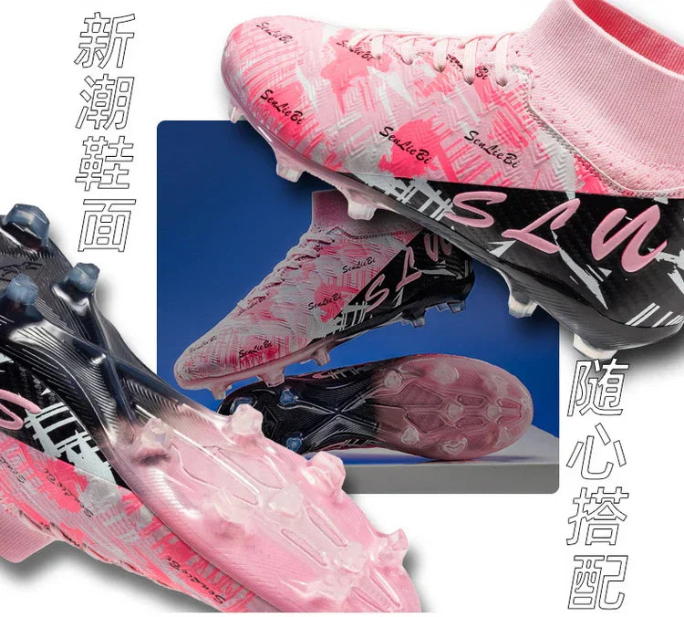 Professional Football Boots Men Soccer Shoes Society Football Cleats FG Lightweight Training Soccer Sneakers Outdoor Sports Shoe