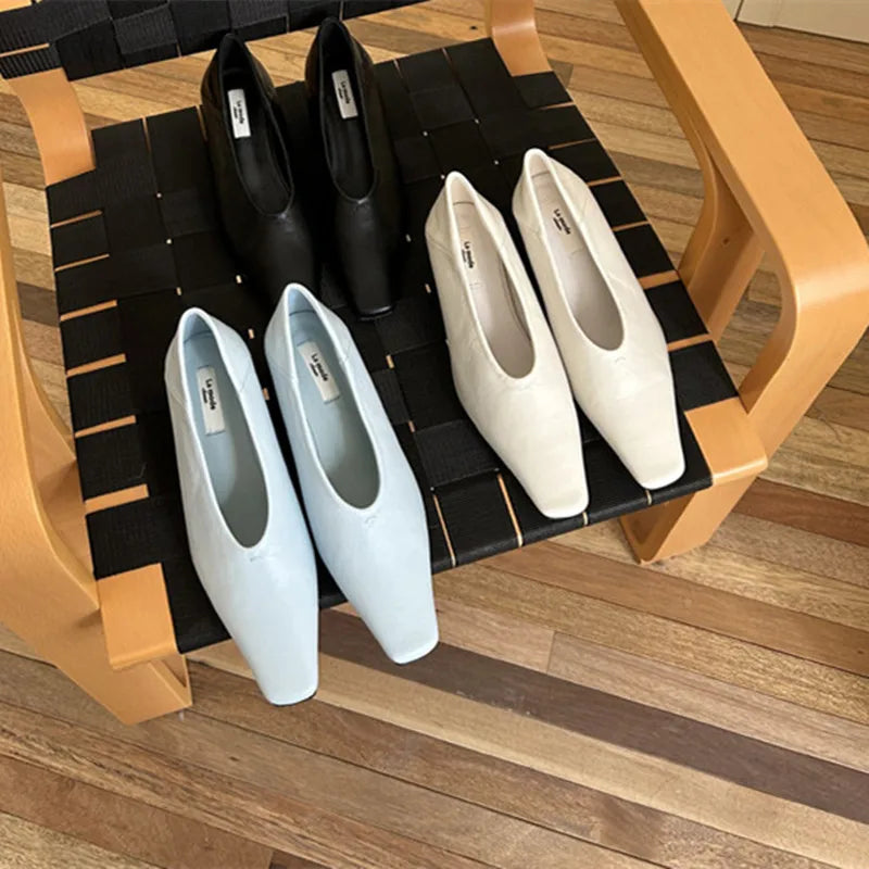 Bailamos 2026 New Brand Women Pumps Ladies Elegant Thin High Heel Single Shoes Fashion Pointed Toe Shallow Slip On Boat Shoes