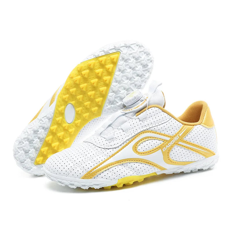 Kid Size 28-39 Long/Short Spikes Cleats Grass Sneakers Child Soccer Outdoor Athletic Training Sports Football Footwear