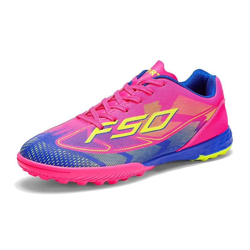 Summer New  Studded Soccer Cleats Outdoor Breathable Non-slip Training Football Shoes