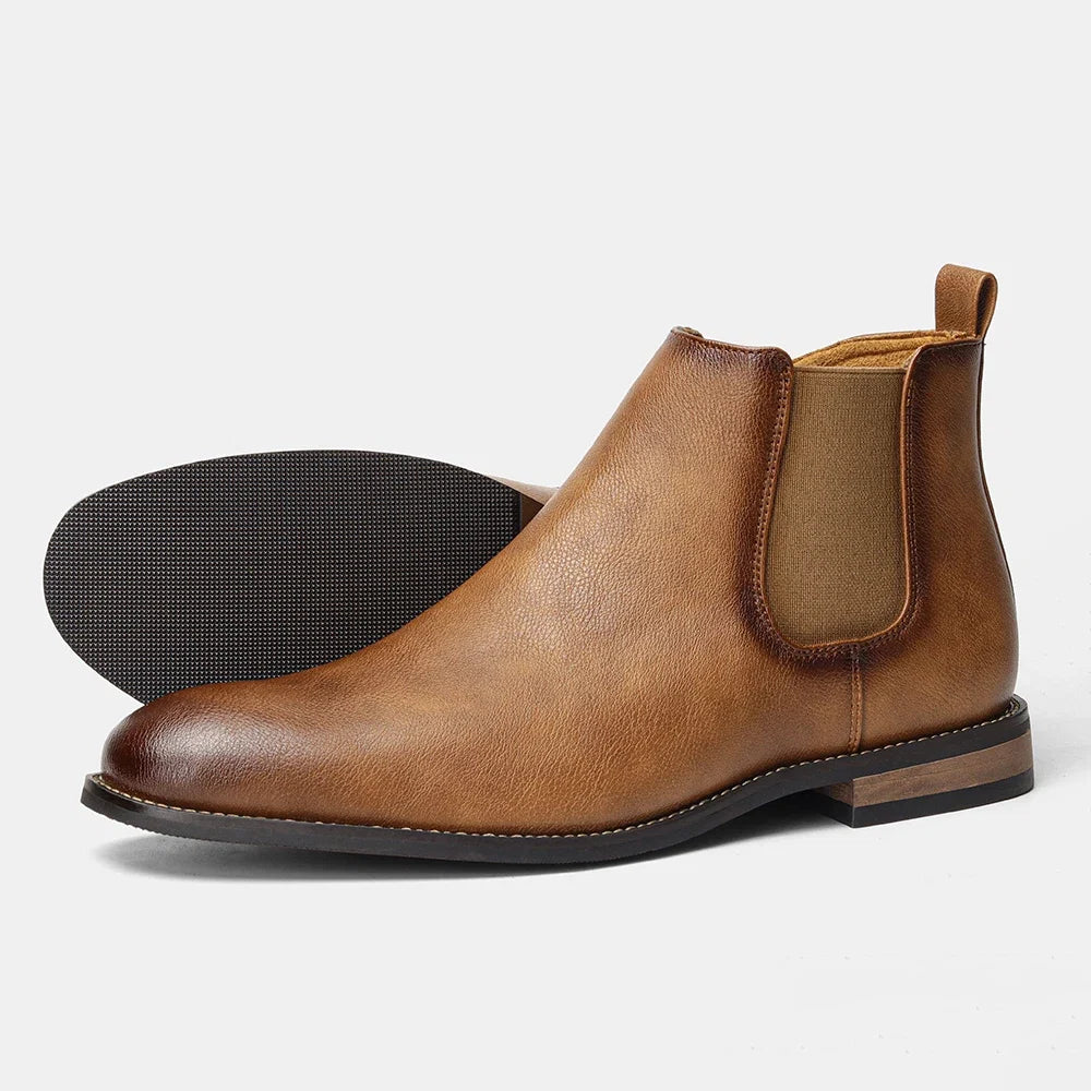 Size 7~13 Men Chelsea Boots  Ankle Boots soft leather Men Boots