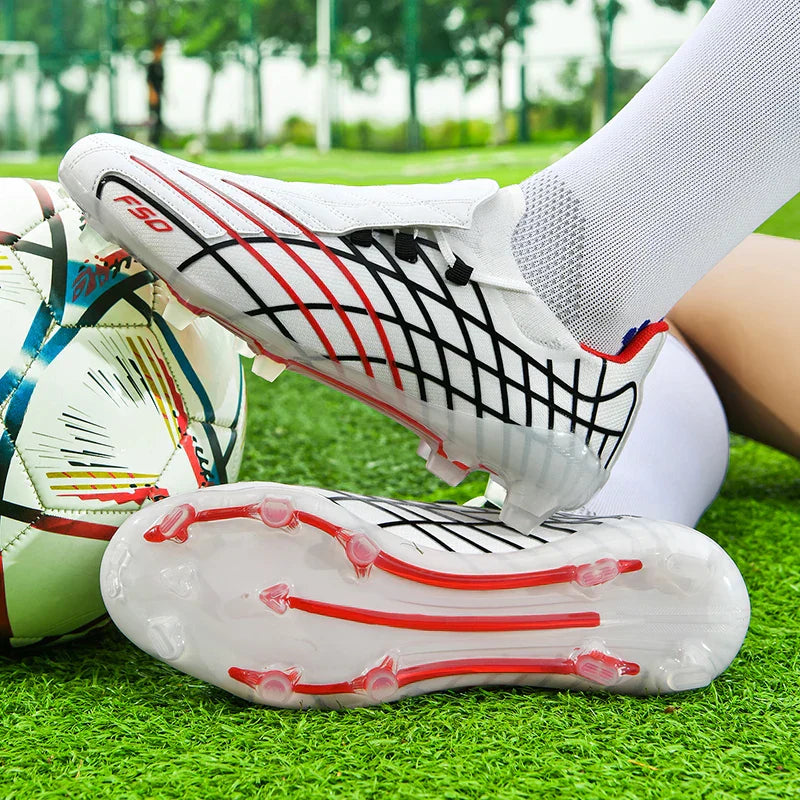 8552 High Quality Mens Soccer Shoes Training Non-Slip Turf Soccer Cleats TF/FG Football Sneakers Chuteira Campo F50