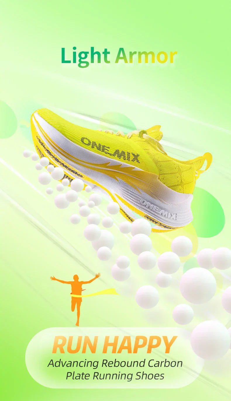 Original Carbon Fiber Running Racing Shoes Professional Marathon Ultra-light Rebound Damping Trail Sport Road Sneakers