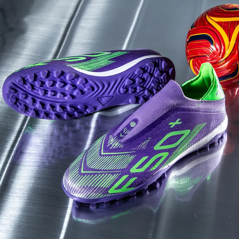 New Men's Football Boots Comfortable Adult Futsal Ultralight Turf Soccer Shoes Grass Sport Indoor Non-Slip Cleats Professional