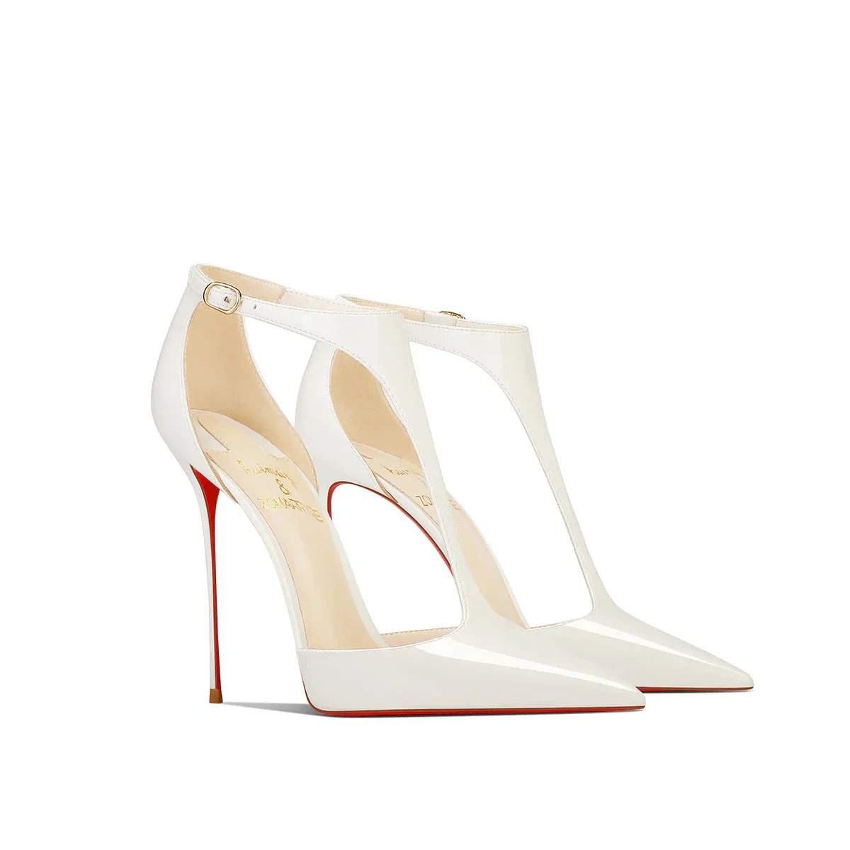 New summer style slim heeled beige high heels for women with pointed fashion, versatile with qipao