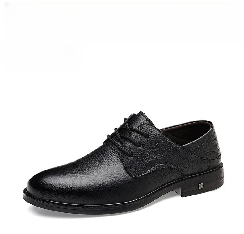 Men Formal Leather Shoes Black Pointed Toe Men Loafers Party Office Business Casual Shoes for Men Oxford Shoes Mens Dress Shoe