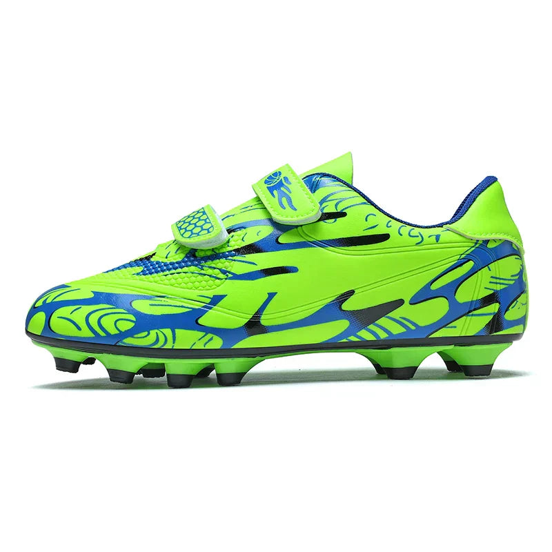 Professional Soccer Shoes Kids Long Spikes FG Football Boots Outdoor Grass Cleats Turf Football Shoes Boys Training Soccer Boots