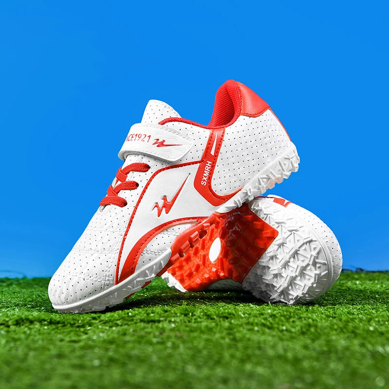 Double Star 2026 Summer TF Football Boots Men Perforated Breathable Upper Non-Slip Turf Soccer Cleats Training Sports Shoes