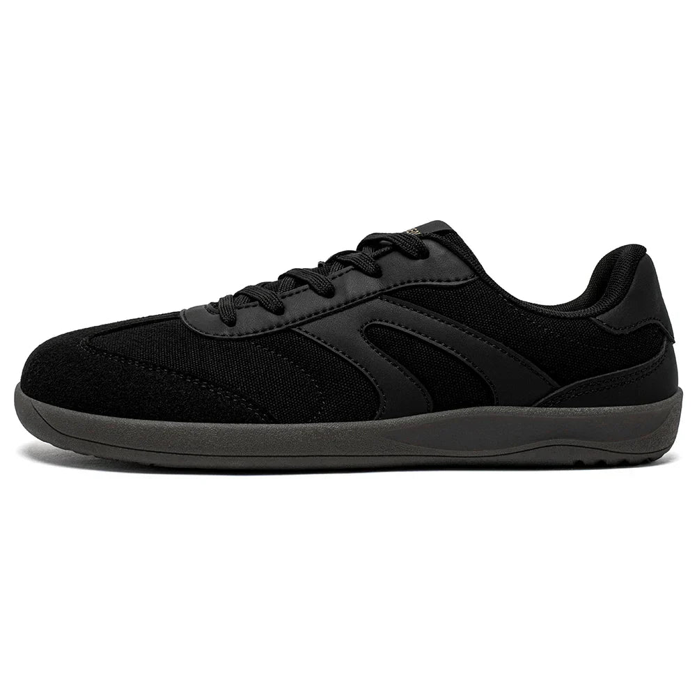 Barefoot Wide Toe Sneakers Unisex Zero Drop Minimalist Canvas Shoes Non Slip Lace Up Walking Sneaker