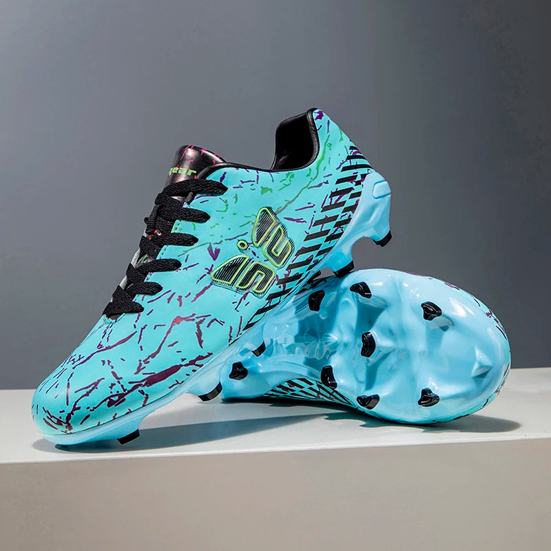 Trendy Turf Football Boots In Modern Design, Wear-resistant And Supportive. Professional Performance For Beginner