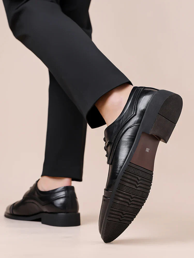 Fashion Business Dress Men Shoes Classic Leather Men's Formal Shoes Comfortable Slip On Dress Shoes Men Oxfords Size 47 48