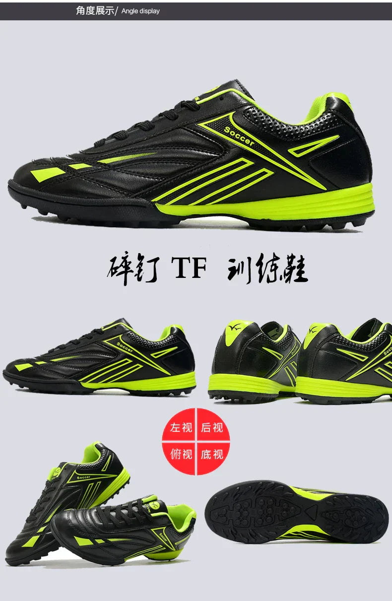 Hot Selling Youth Professional Long Nail Soccer Shoes Men's Broken Nail Football Shoes Children's Student Training Shoes