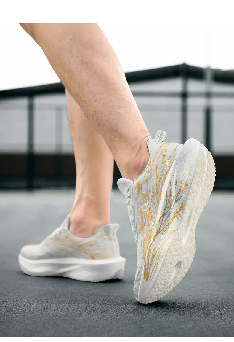Running Shoes Men Sports Carbon Board Speciality Marathon Breathable Lightweight Women's Comfortable Athletic Nonskid Sneakers