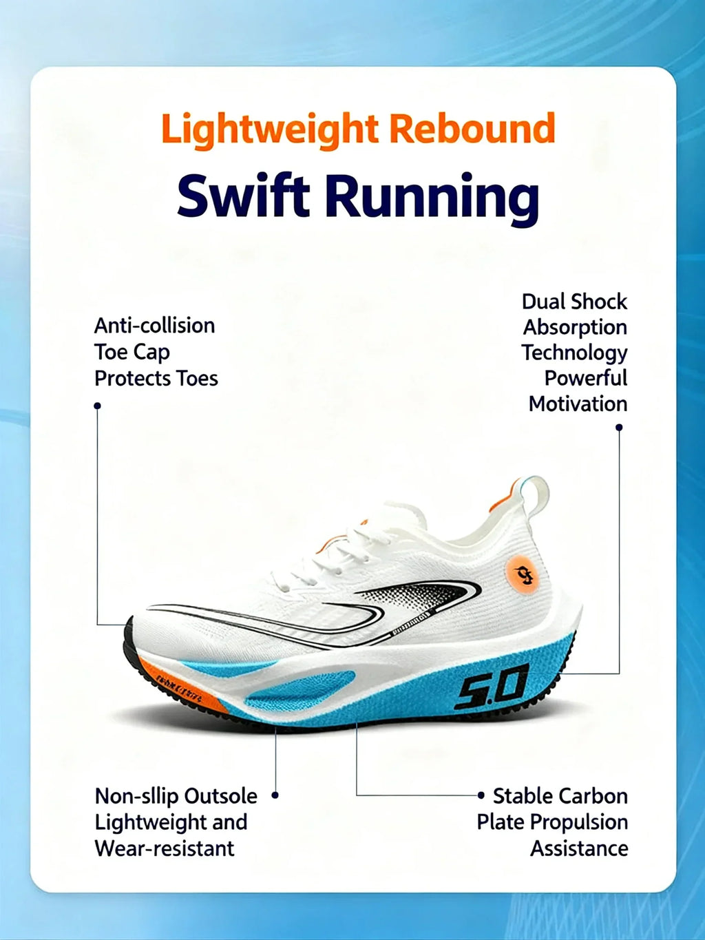 Unisex 2025 Full Carbon Plate Running Shoes Professional Marathon Racing Lightweight Bounce Cushion Breathable Sports Sneakers