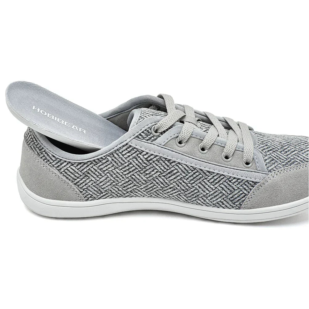 Barefoot Shoes Mens Womens | Zero Drop | Wide Toe | Minimalist Cowhide Leather Lace Up Fashion Sneakers