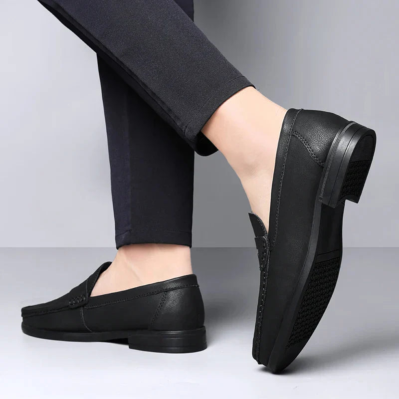 Men's New Style Business Formal Loafers Comfortable Breathable Office Casual Shoe Anti-Slip Outdoor Wear-Resistant Walking Shoes