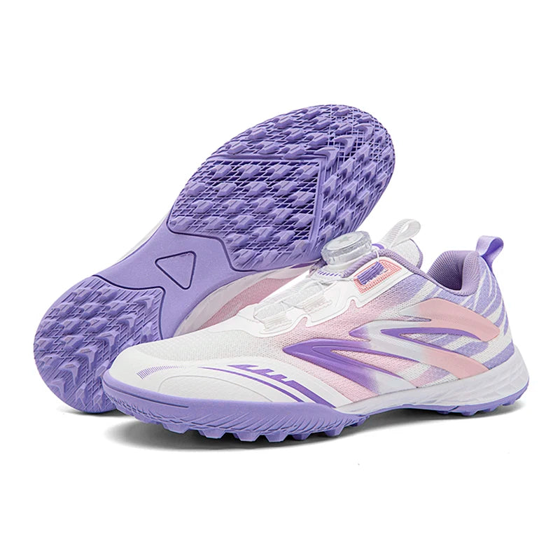 Indoor Futsal Soccer Shoes Flat Non Slip Sole Soft Elastic Upper Wearproof Comfortable Breathable Design Daily Training Casual