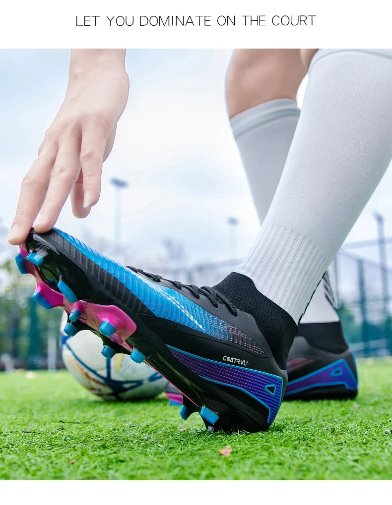 New Men Soccer Shoes Cleats Football Boots Professional Women Unisex Ultralight Match Grass Futsal High-quality TF/FG Sneakers