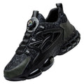 New Rotating Button Safety Shoes Men Anti-smash Anti-puncture Work Shoes Fashion Men Sport Shoes Men Security Mining Boots